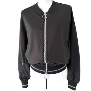 Ramy Brook bomber Jacket, full zip, black size S